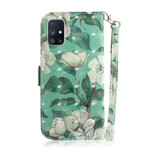 Housse Samsung Galaxy M51 Arbre en Fleurs à Lanière Housse Samsung Galaxy M51 Arbre en Fleurs à Lanière