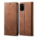 Flip Cover Samsung Galaxy M51 Tissu Jeans Flip Cover Samsung Galaxy M51 Tissu Jeans