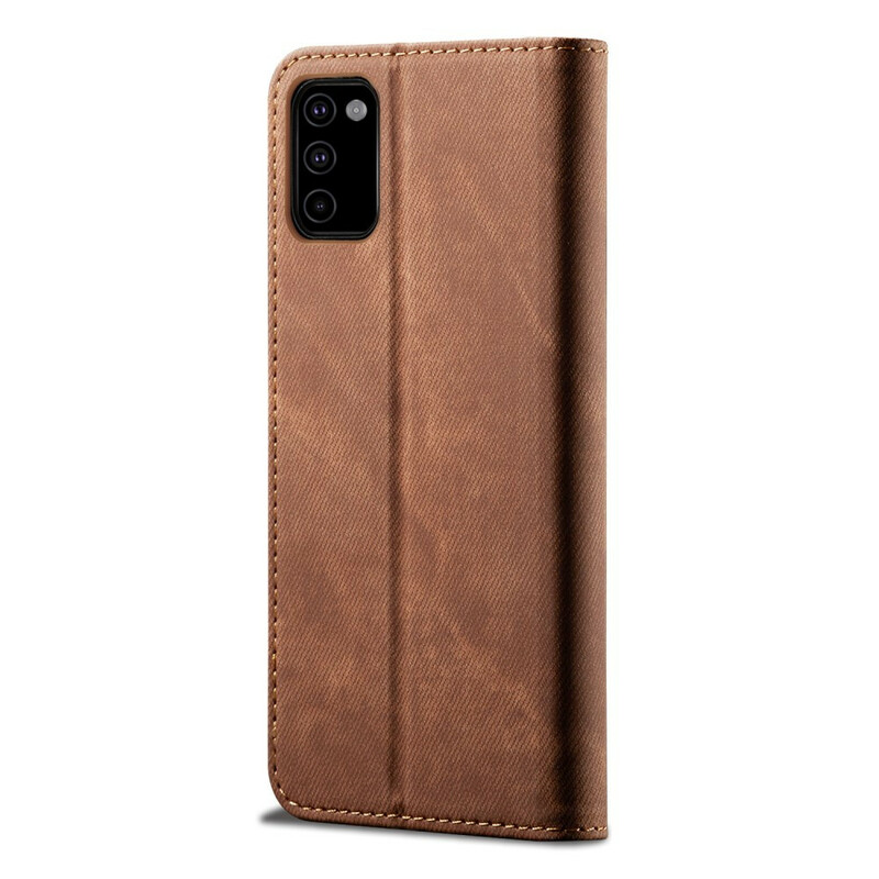 Flip Cover Samsung Galaxy M51 Tissu Jeans Flip Cover Samsung Galaxy M51 Tissu Jeans