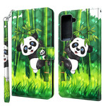 Housse Samsung Galaxy S21 Plus 5G Panda et Bambou Housse Samsung Galaxy S21 Plus 5G Panda et Bambou