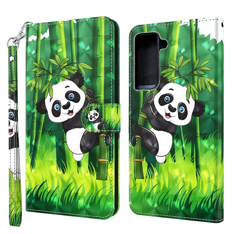 Housse Samsung Galaxy S21 Plus 5G Panda et Bambou Housse Samsung Galaxy S21 Plus 5G Panda et Bambou