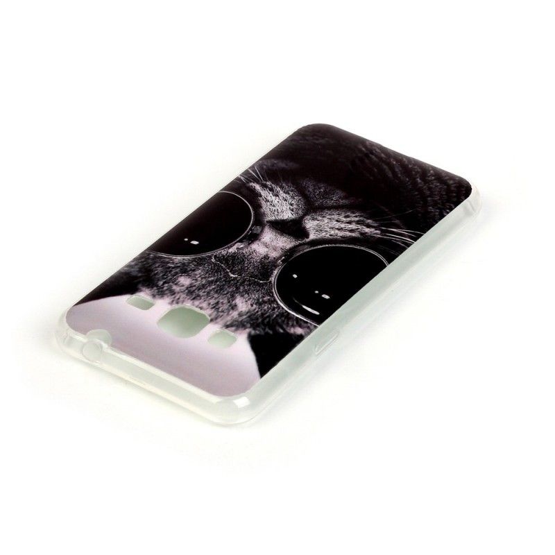 Coque Samsung Galaxy J3 16 Chat A Lunettes