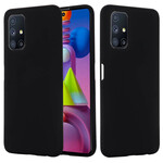 Coque Samsung Galaxy M51 Silicone Liquide avec Lanière Coque Samsung Galaxy M51 Silicone Liquide avec Lanière