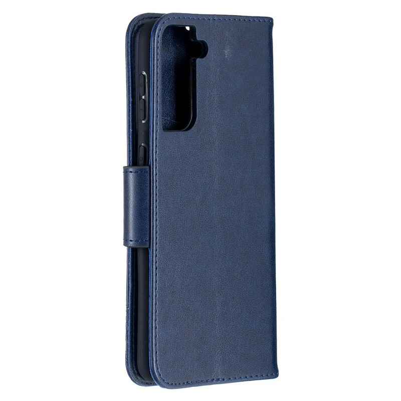 Housse Samsung Galaxy S21 Plus 5G Papillons et Rabat Oblique Housse Samsung Galaxy S21 Plus 5G Papillons et Rabat Oblique