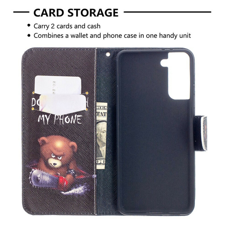 Housse Samsung Galaxy S21 Plus 5G Ours Dangereux Housse Samsung Galaxy S21 Plus 5G Ours Dangereux