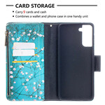Housse Samsung Galaxy S21 Plus 5G Poche Zippée Arbre Housse Samsung Galaxy S21 Plus 5G Poche Zippée Arbre