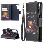 Housse Samsung Galaxy S21 Plus 5G Poche Zippée Ours Housse Samsung Galaxy S21 Plus 5G Poche Zippée Ours