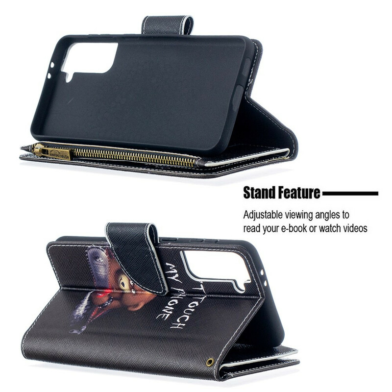 Housse Samsung Galaxy S21 Plus 5G Poche Zippée Ours Housse Samsung Galaxy S21 Plus 5G Poche Zippée Ours
