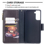 Housse Samsung Galaxy S21 Plus 5G Poche Zippée Ours Housse Samsung Galaxy S21 Plus 5G Poche Zippée Ours