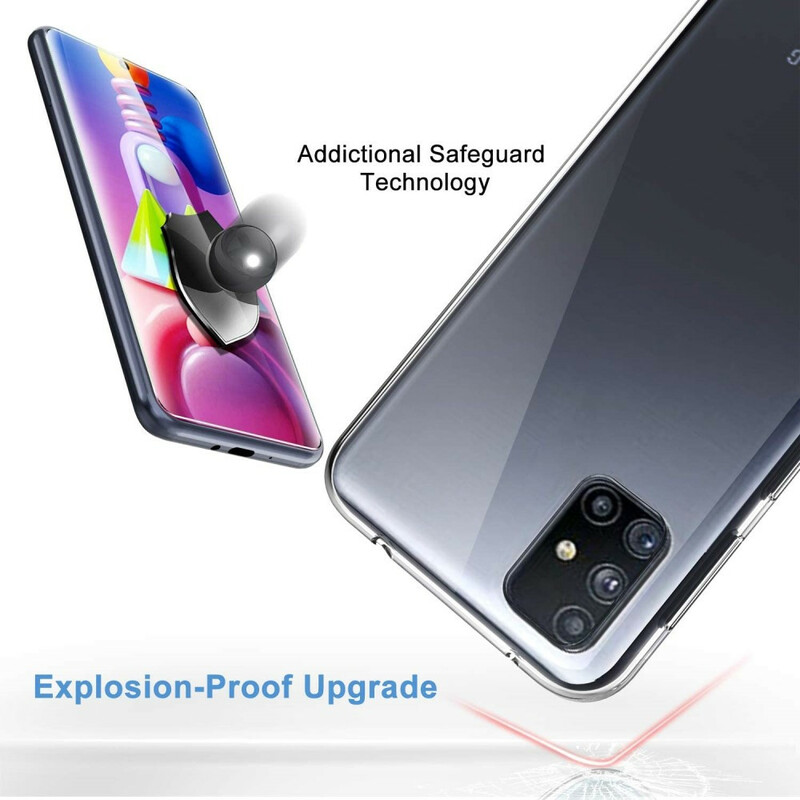 Coque Samsung Galaxy M51 Coque et Verre trempée Écran Coque Samsung Galaxy M51 Coque et Verre trempée Écran