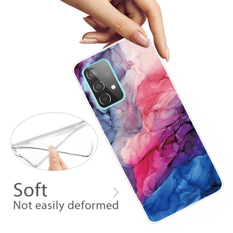 Coque Samsung Galaxy A72 5G Marbre Coloré