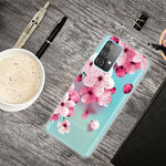 Coque Samsung Galaxy A72 5G Petites Fleurs Roses