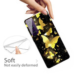 Coque Samsung Galaxy S21 Plus 5G Beaux Papillons Papillons