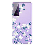 Coque Samsung Galaxy S21 5G Fleurs Blanches Coque Samsung Galaxy S21 5G Fleurs Blanches