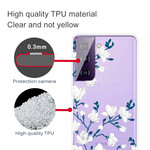 Coque Samsung Galaxy S21 5G Fleurs Blanches Coque Samsung Galaxy S21 5G Fleurs Blanches