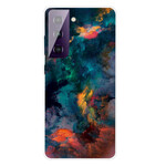 Coque Samsung Galaxy S21 5G Nuages Colorés Coque Samsung Galaxy S21 5G Nuages Colorés