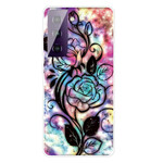 Coque Samsung Galaxy S21 5G Fleur Graphique Coque Samsung Galaxy S21 5G Fleur Graphique