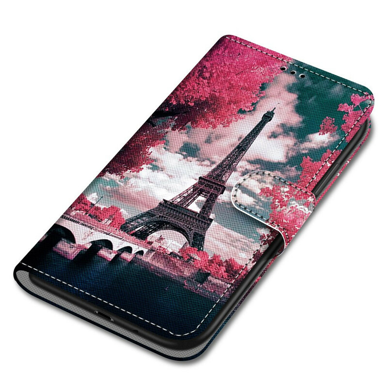 Housse Samsung Galaxy S21 Plus 5G Paris en Fleurs