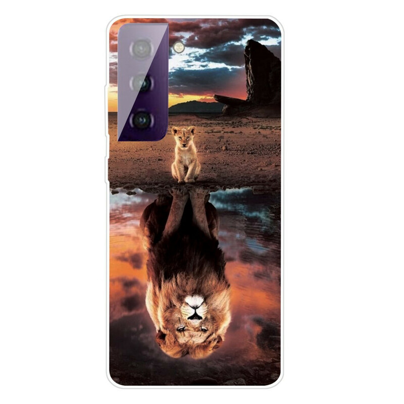 Coque Samsung Galaxy S21 5G Rêve de Lionceau