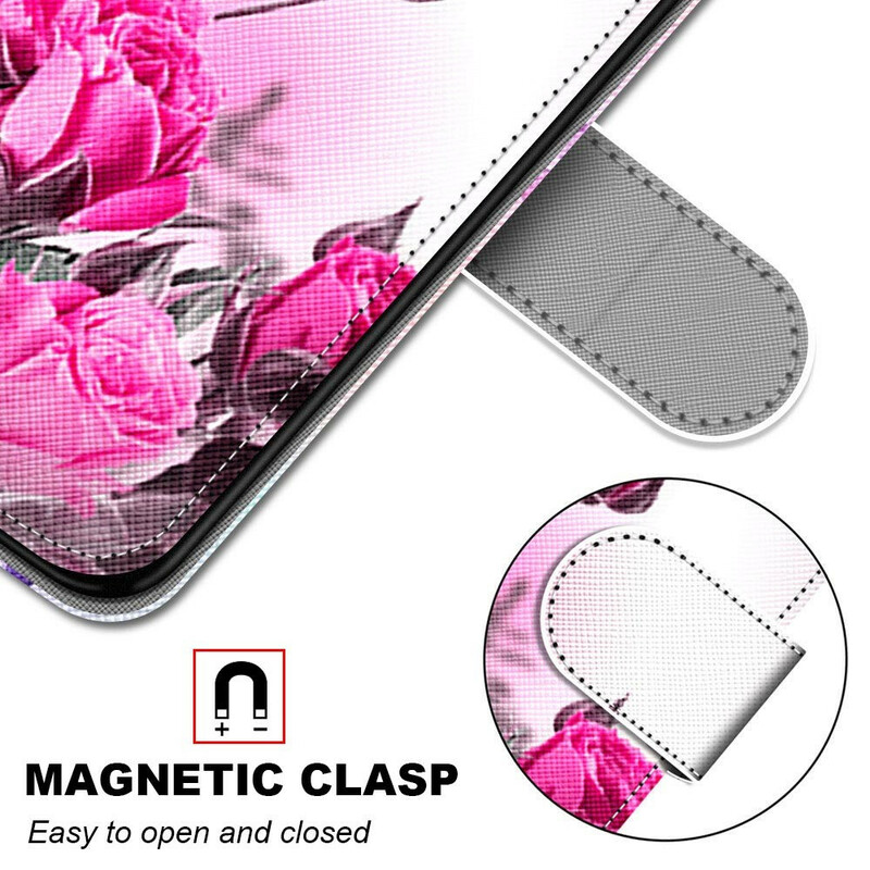 Housse Samsung Galaxy S21 5G Fleurs Magiques