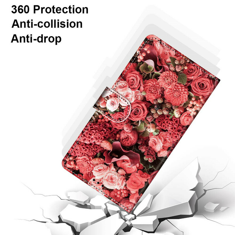 Housse Samsung Galaxy S21 5G Romance Florale Housse Samsung Galaxy S21 5G Romance Florale