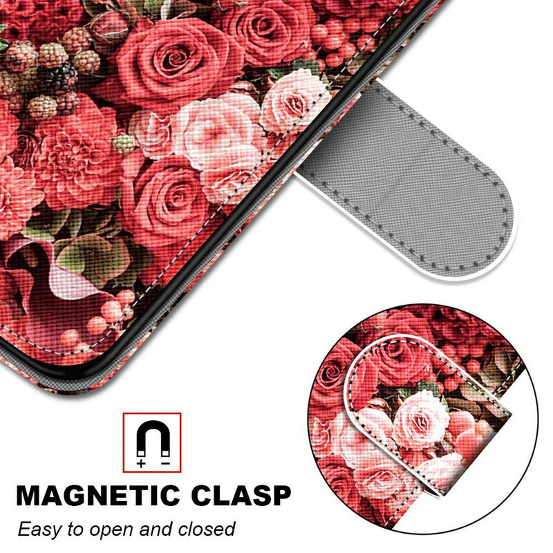 Housse Samsung Galaxy S21 5G Romance Florale Housse Samsung Galaxy S21 5G Romance Florale