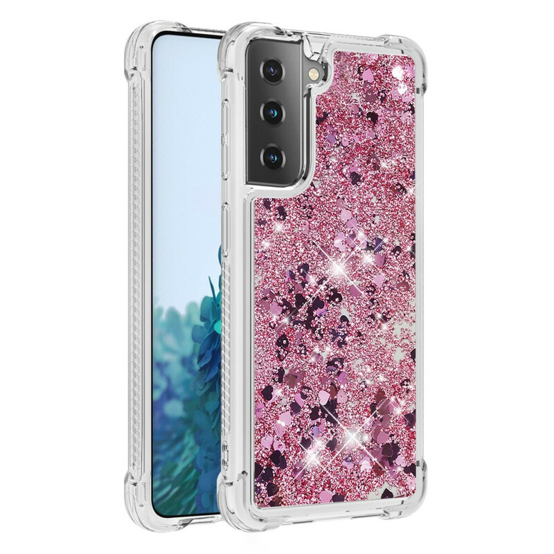 Coque Samsung Galaxy S21 5G Désires Paillettes Coque Samsung Galaxy S21 5G Désires Paillettes