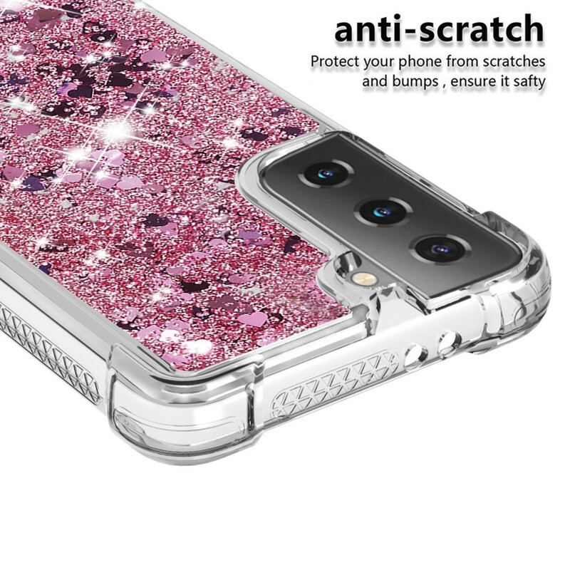 Coque Samsung Galaxy S21 5G Désires Paillettes Coque Samsung Galaxy S21 5G Désires Paillettes