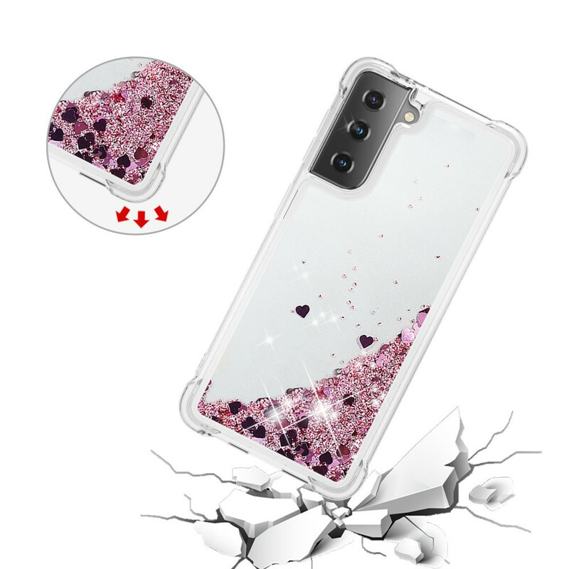 Coque Samsung Galaxy S21 5G Désires Paillettes Coque Samsung Galaxy S21 5G Désires Paillettes