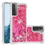Coque Samsung Galaxy S21 5G Désires Paillettes