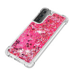Coque Samsung Galaxy S21 5G Désires Paillettes