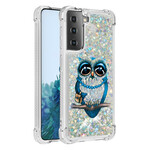 Coque Samsung Galaxy S21 5G Miss Hibou Paillettes Coque Samsung Galaxy S21 5G Miss Hibou Paillettes