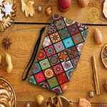 Housse Samsung Galaxy S21 Plus 5G Patchwork Mandalas avec Lanière