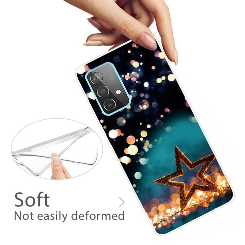 Coque Samsung Galaxy A72 5G Flexible Étoile