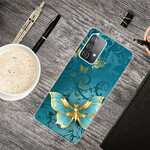 Coque Samsung Galaxy A72 5G Flexible Papillons Coque Samsung Galaxy A72 5G Flexible Papillons