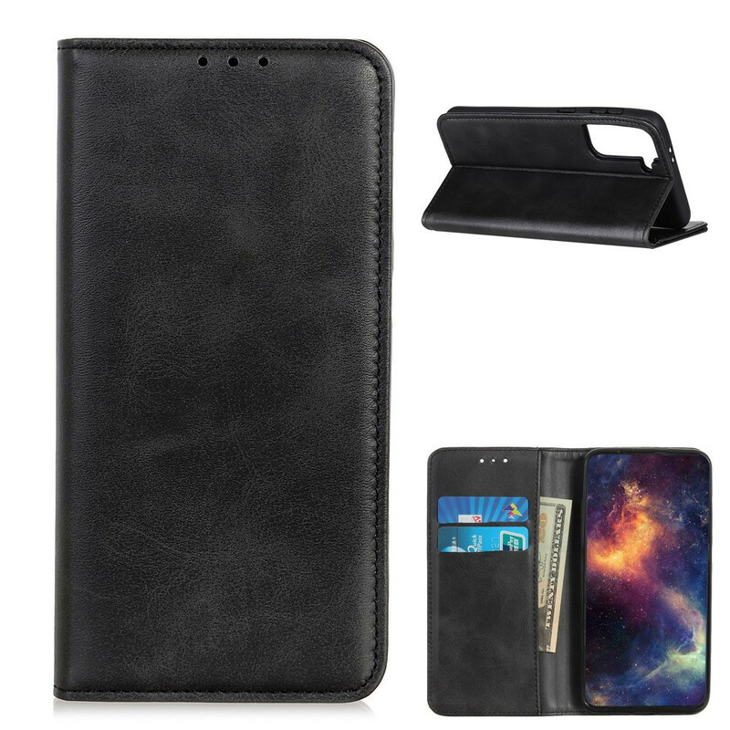 Flip Cover Samsung Galaxy S21 5G Cuir Fendu Flip Cover Samsung Galaxy S21 5G Cuir Fendu