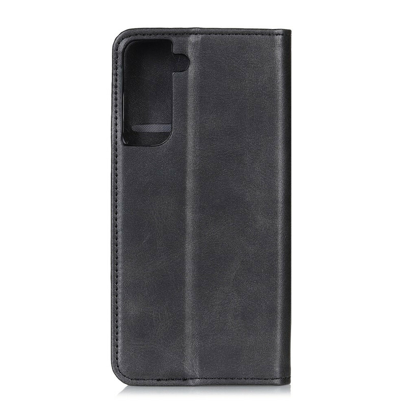 Flip Cover Samsung Galaxy S21 Plus 5G Cuir Fendu Vintage Flip Cover Samsung Galaxy S21 Plus 5G Cuir Fendu Vintage
