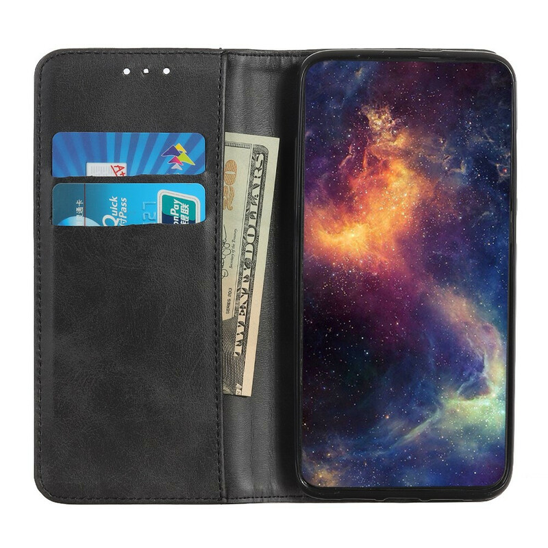 Flip Cover Samsung Galaxy A52 5G Cuir Fendu Vintage Flip Cover Samsung Galaxy A52 5G Cuir Fendu Vintage