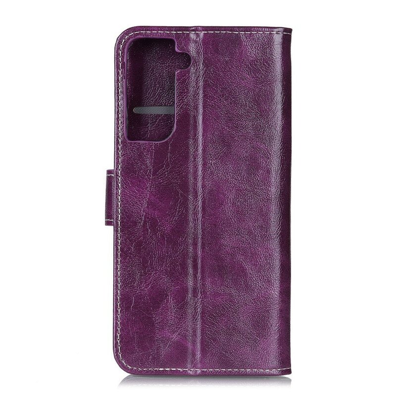 Housse Samsung Galaxy S21 5G Brillante et coutures apparentes Housse Samsung Galaxy S21 5G Brillante et coutures apparentes