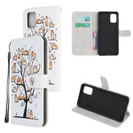 Housse Samsung Galaxy A52 5G Funky Cats à Lanière Housse Samsung Galaxy A52 5G Funky Cats à Lanière