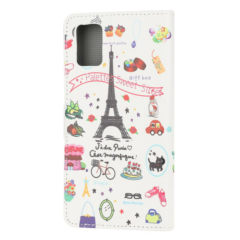 Housse Samsung Galaxy A52 5G J'adore Paris