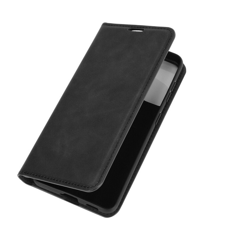 Flip Cover Samsung Galaxy S21 5G Effet Cuir Douceur Flip Cover Samsung Galaxy S21 5G Effet Cuir Douceur