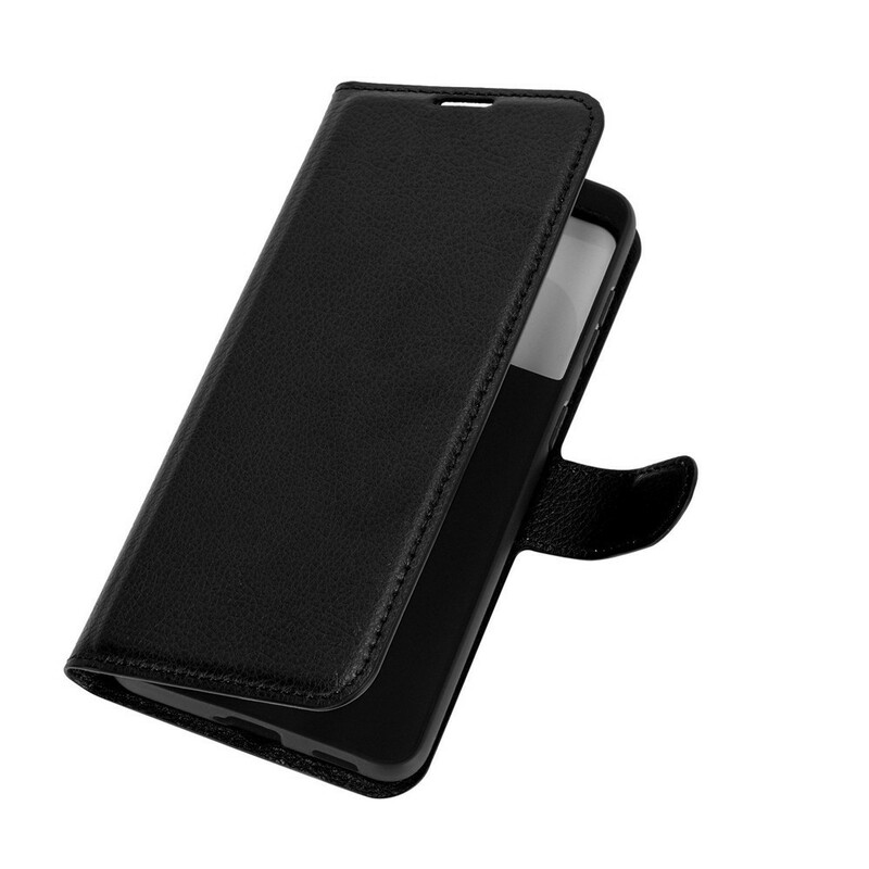 Housse Samsung Galaxy S21 5G Simili Cuir Litchi Classique Housse Samsung Galaxy S21 5G Simili Cuir Litchi Classique