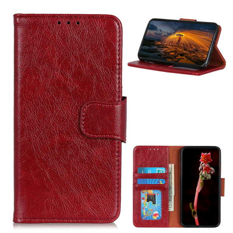 Housse Samsung Galaxy A52 5G Cuir Nappa Fendu