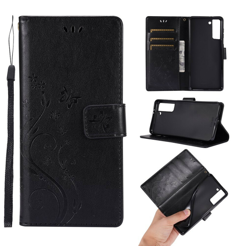 Housse Samsung Galaxy S21 5G Papillons au Vent Housse Samsung Galaxy S21 5G Papillons au Vent
