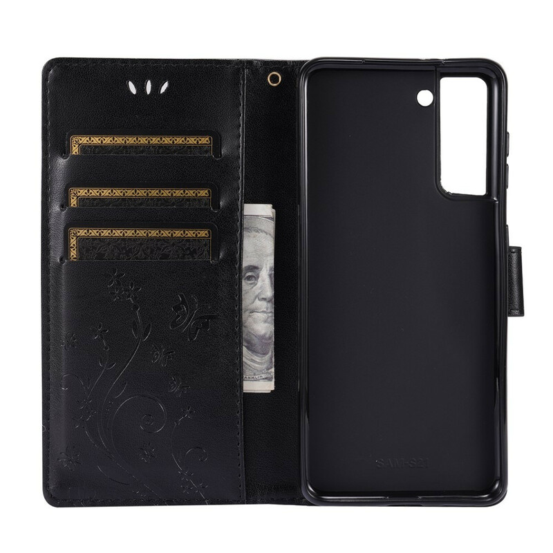 Housse Samsung Galaxy S21 5G Papillons au Vent Housse Samsung Galaxy S21 5G Papillons au Vent