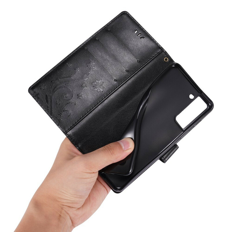Housse Samsung Galaxy S21 5G Papillons au Vent Housse Samsung Galaxy S21 5G Papillons au Vent