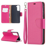Housse Samsung Galaxy S21 5G Litchi Rabat Oblique Housse Samsung Galaxy S21 5G Litchi Rabat Oblique