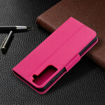 Housse Samsung Galaxy S21 5G Litchi Rabat Oblique Housse Samsung Galaxy S21 5G Litchi Rabat Oblique