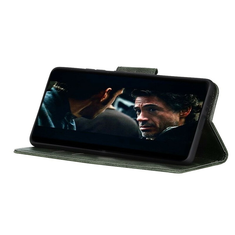 Housse Samsung Galaxy A52 5G Effet Cuir Fermoir Réversible Housse Samsung Galaxy A52 5G Effet Cuir Fermoir Réversible